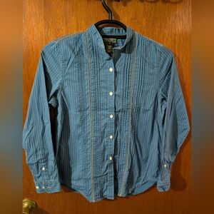 Ralph Lauren Blue Pinstripe Casual Shirt